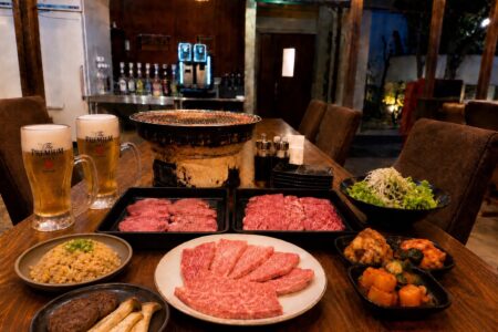 長野市で焼肉ビアガーデン|焼肉乃上 離れのテラス席